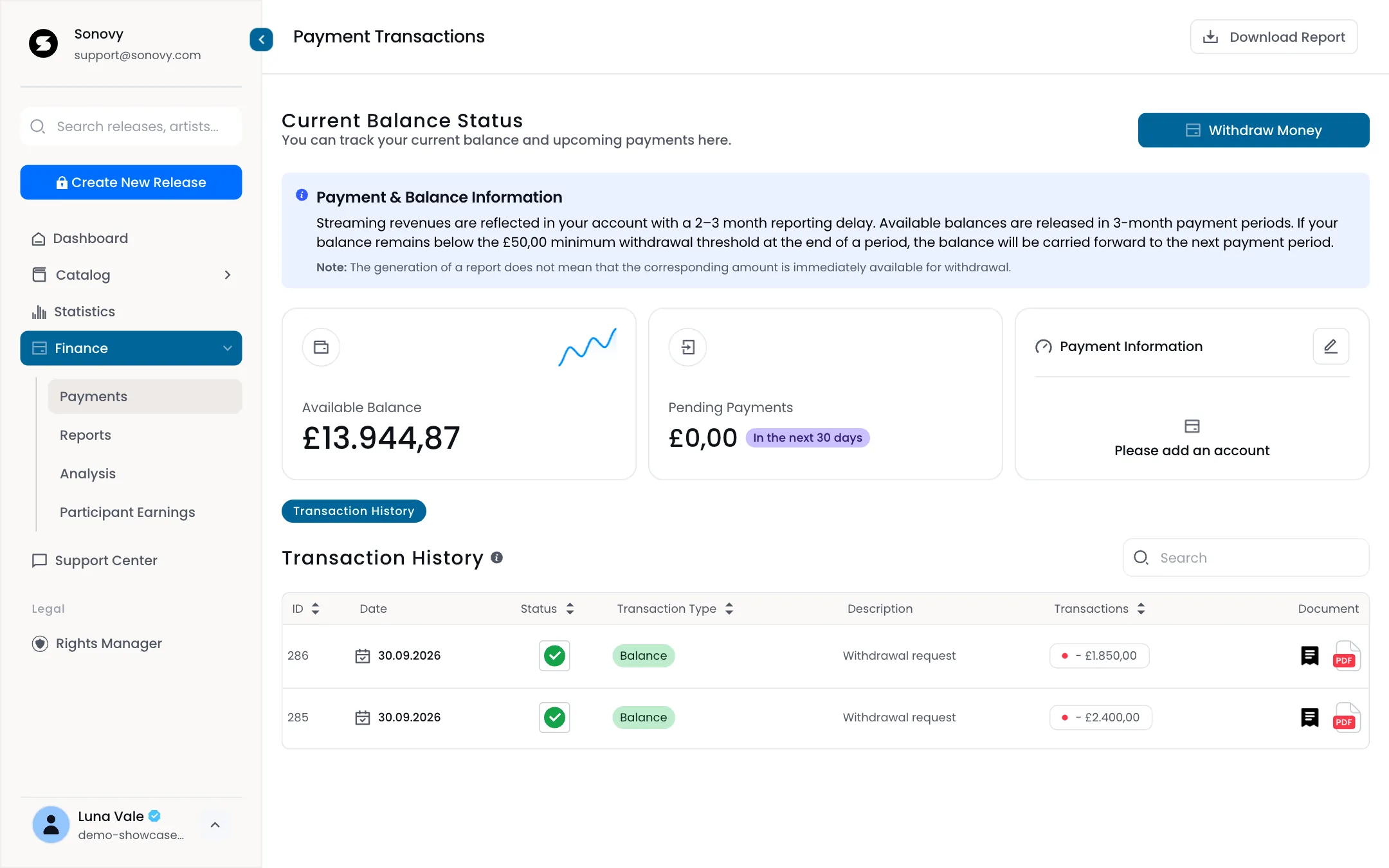 Payments